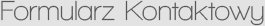 Formularz Kontaktowy